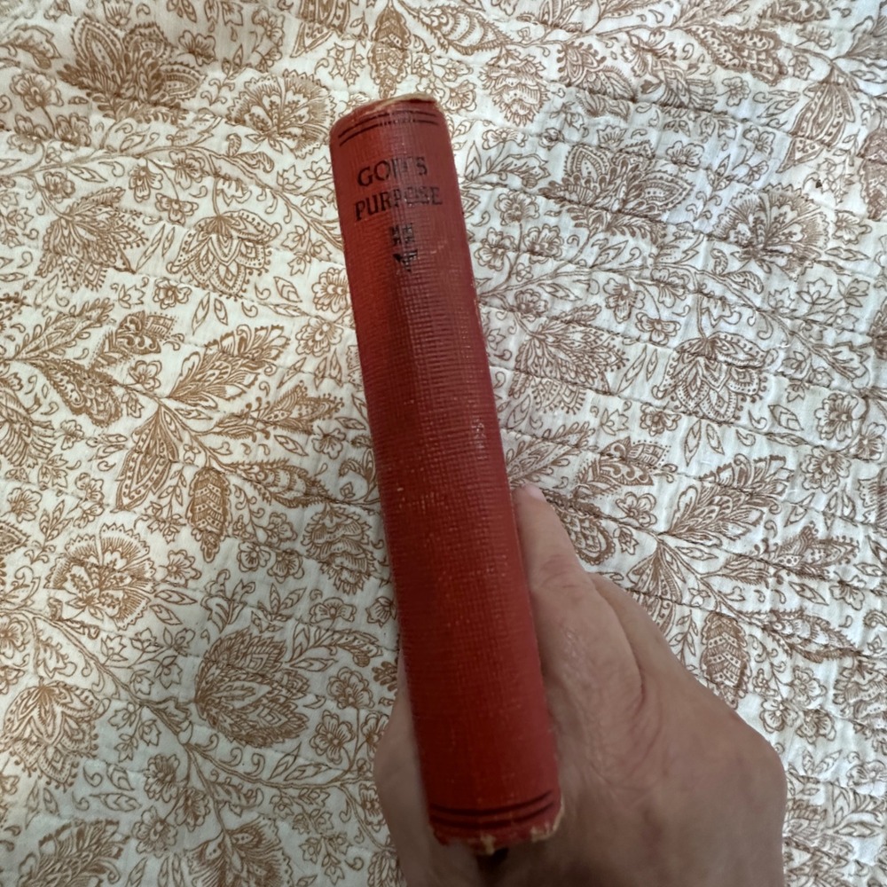 Vintage 1939 Gods Purpose 365 Daily Sermonettes Home Worship Red Hardcover Book - Picture 10 of 11